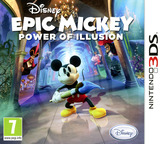 Disney Epic Mickey: Power of Illusion pochette 3DS (AECP)