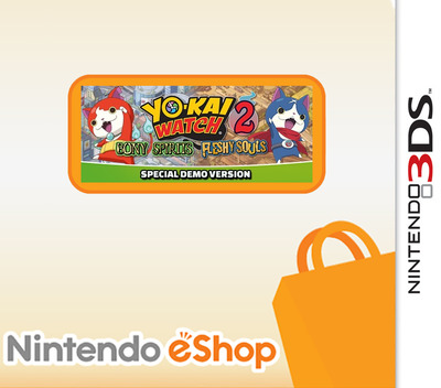Yo-Kai Watch 2 - Fleshy Souls and Bony Spirits (Australia) (Demo) (Kiosk) box art