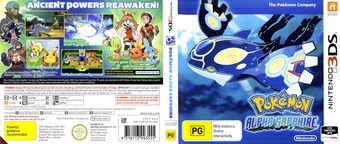 Pokémon Alpha Sapphire 3DS cover (ECLP)