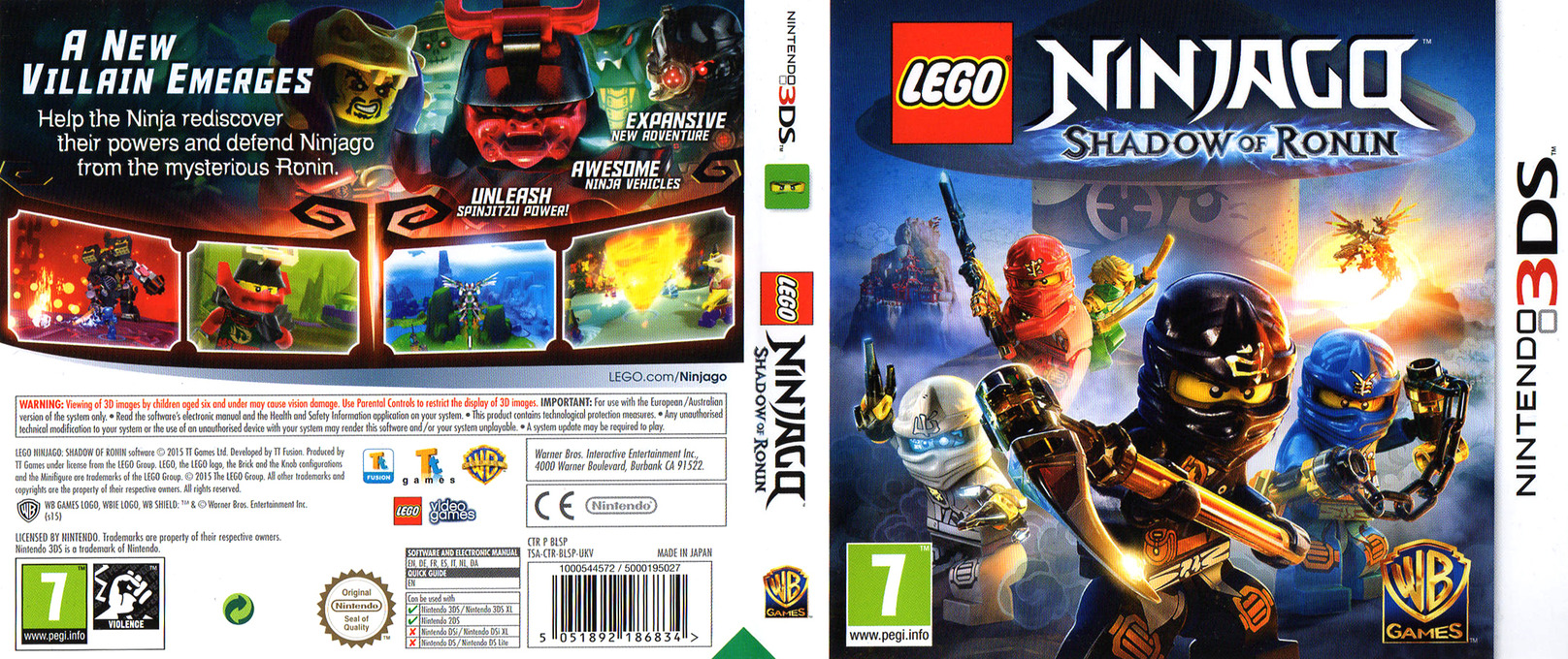 lego ninjago 3ds