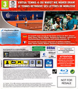 Virtua Tennis 4 pochette PS3 (BLES00912)