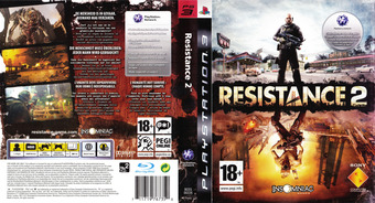 Resistance 2 PS3 cover (BCES00226)