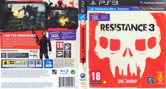 Resistance 3 PS3 cover (BCES01118)