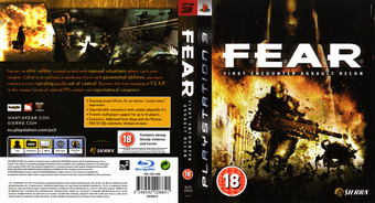 F.E.A.R.: First Encounter Assault Recon PS3 cover (BLES00035)