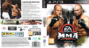 EA Sports MMA PS3 cover (BLES00987)