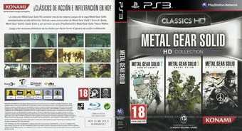 Metal Gear Solid: HD Collection PS3 cover (BLES01419)