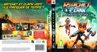 Ratchet & Clank: A Crack in Time pochette PS3 (BCES00511)