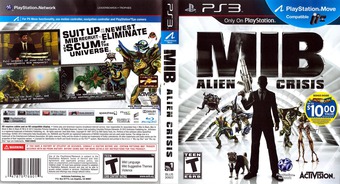 MIB: Alien Crisis PS3 cover (BLUS30922)