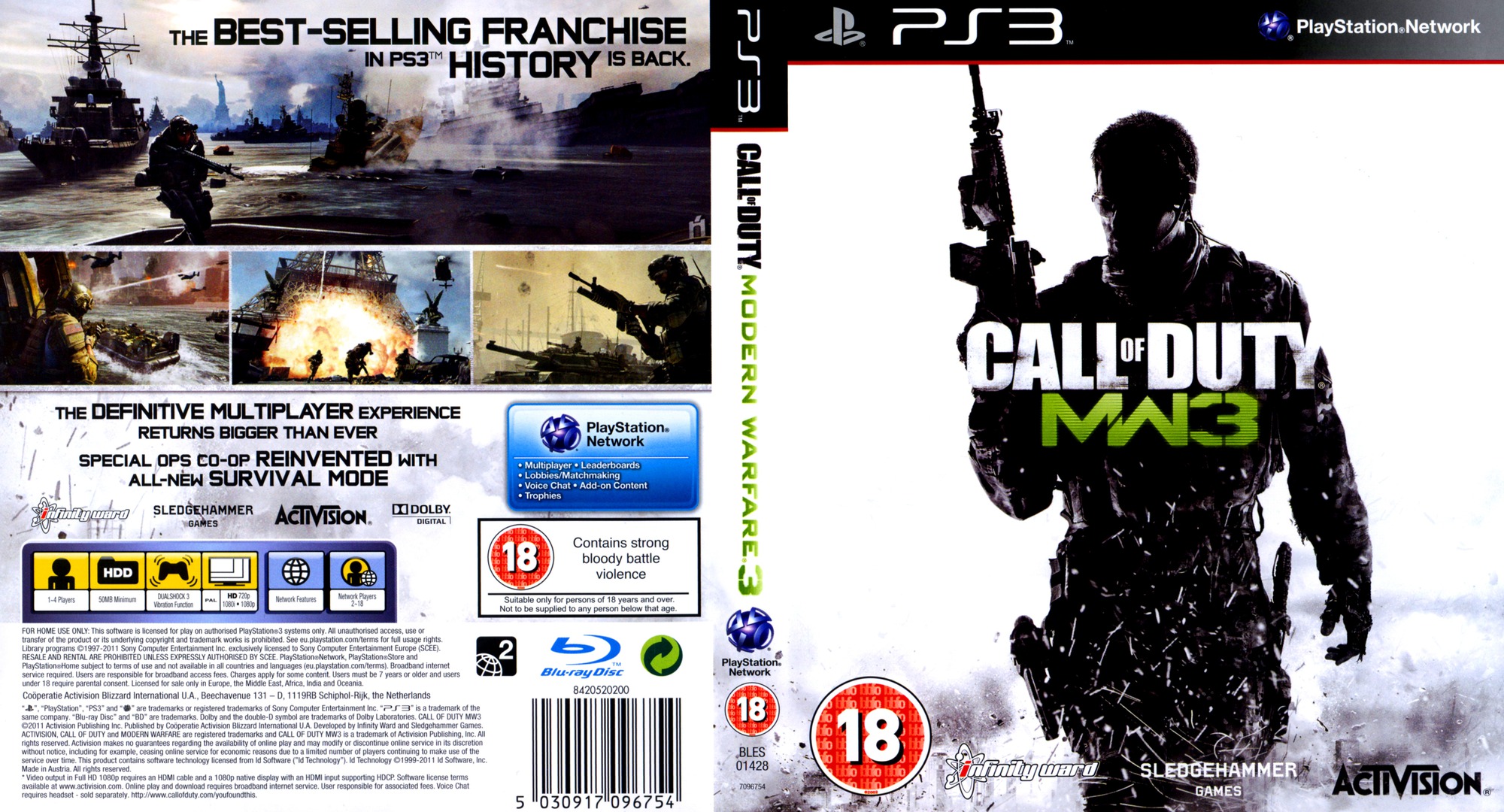 call of duty modern ps3