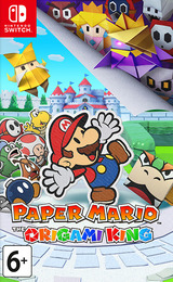 Paper Mario: The Origami King Switch cover (ARUUA)