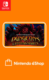 AdventureQuest 8-Bit: Dungeons & Doomknights eShop cover (A8PJA)