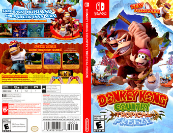 Donkey Kong Country: Tropical Freeze Switch cover (AFWTA)