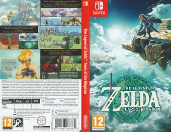 The Legend of Zelda: Tears of the Kingdom Switch cover (AXN7A)