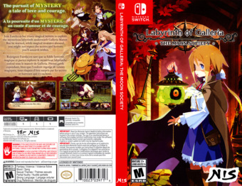 Labyrinth of Galleria: The Moon Society Switch cover (A5AXB)