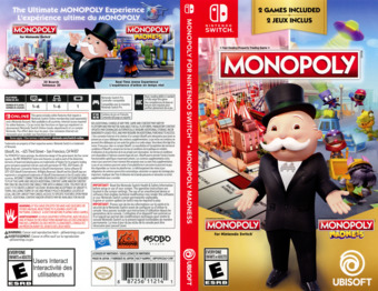 Monopoly for Nintendo Switch + Monopoly Madness Switch cover (A6NMA)