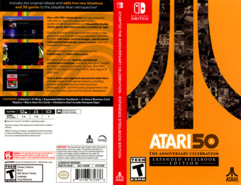 Atari 50 - The Anniversary Celebration - Expanded Edition Switch cover (A85DB)