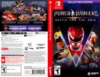 Power Rangers: Battle for the Grid Switch cover (AS39D)