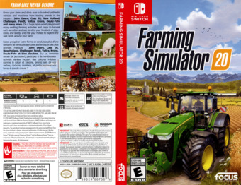 Farming Simulator 20 Switch cover (AUSNA)