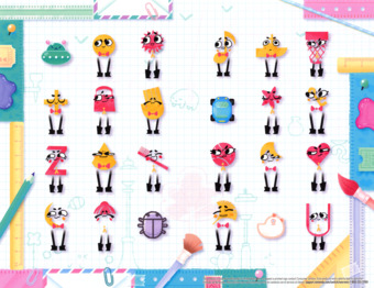 Snipperclips Plus: Cut It Out, Together! Switch cover (AEXYA)