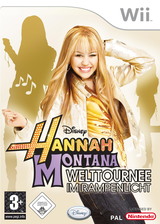 Hannah Montana: Welttournee im Rampenlicht Wii cover (RHQP4Q)