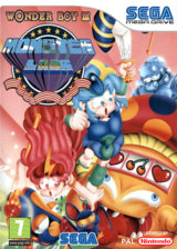 Wonder Boy III - Monster Lair VC-MD cover (MCSP)
