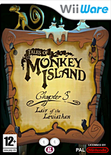 Tales of Monkey Island - Chapter 3 - Lair of the Leviathan WiiWare cover (WIEP)