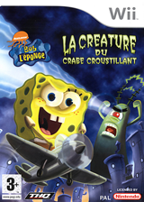 Bob l'éponge : La Créature du Crabe Croustillant pochette Wii (RQ4P78)