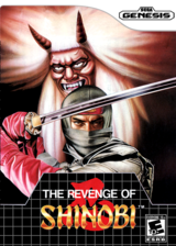 The Revenge of Shinobi VC-MD cover (MCYE)