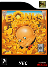 Bonk's Adventure VC-PCE cover (PABE)