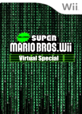 Challenging Super Mario Bros. Wii: Virtual Special CUSTOM cover (SMNEZC)