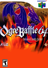 Ogre Battle 64 - Person of Lordly Caliber VC-N64 cover (NAYE)