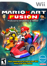 Mario Kart Fusion -Golden style- CUSTOM cover (RMCE90)