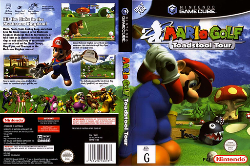 Mario Golf: Toadstool Tour GameCube cover (GFTP01)