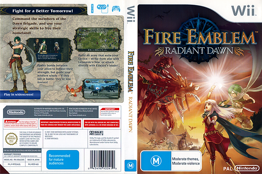 Fire Emblem: Radiant Dawn Wii cover (RFEP01)