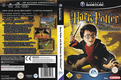 Harry Potter und die Kammer des Schreckens GameCube cover (GHSY69)