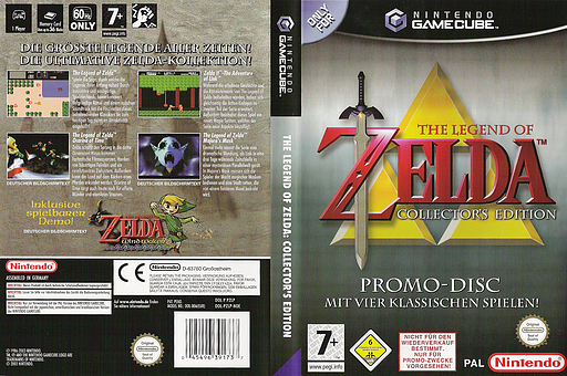 The Legend of Zelda: Collector's Edition GameCube cover (PZLP01)
