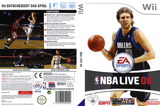 NBA Live 08 Wii cover (RNBP69)