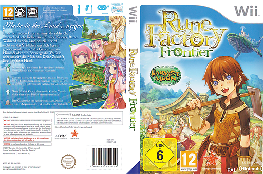 Rune Factory Frontier Wii cover (RUFP99)