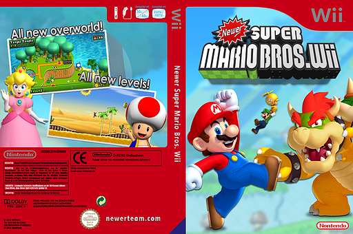 Newer Super Mario Bros. Wii CUSTOM cover (SMNP03)