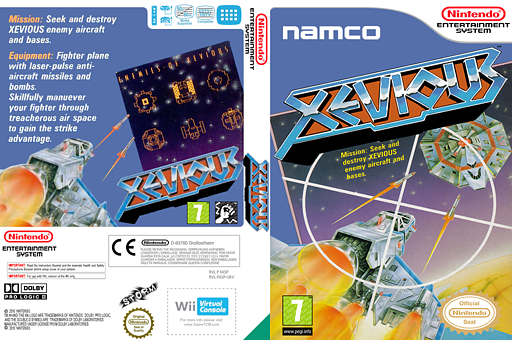 Xevious VC-NES cover (FASP)