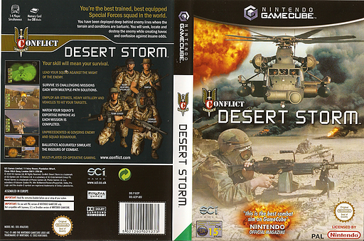 Conflict: Desert Storm GameCube cover (GCFP75)
