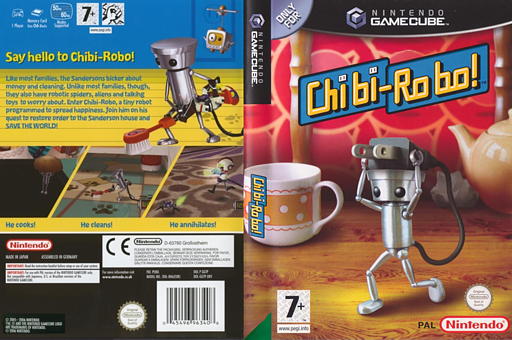 Chibi-Robo! GameCube cover (GGTP01)