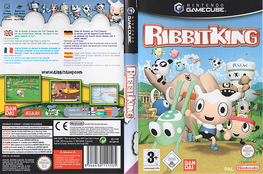 Ribbit King GameCube cover (GKRPB2)