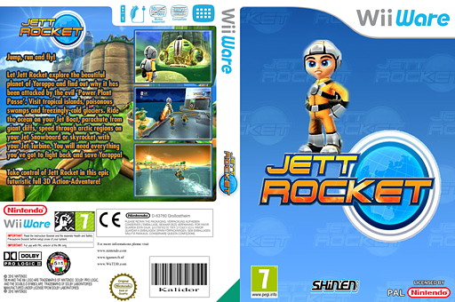 Jett Rocket WiiWare cover (WJEP)
