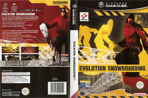 Evolution Snowboarding GameCube cover (GEBPA4)