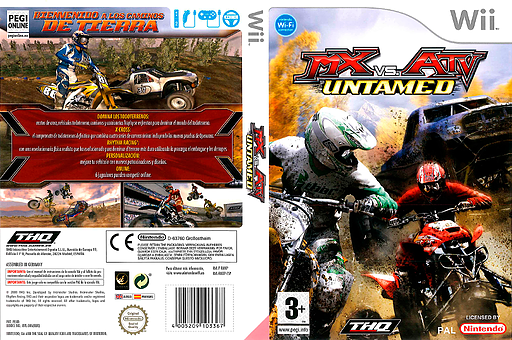 MX vs. ATV: Untamed Wii cover (RMXP78)