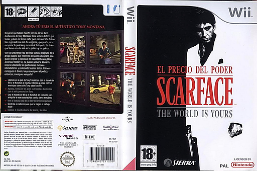 Scarface: The World Is Yours Wii cover (RSCU7D)