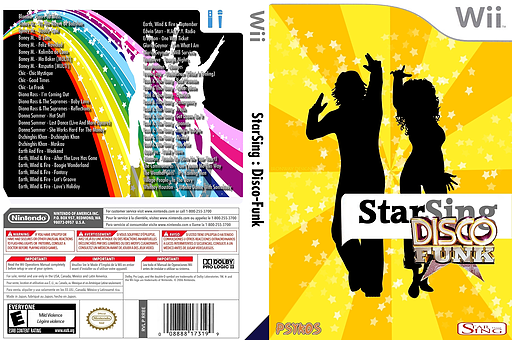 StarSing : Disco-Funk v2.1 pochette CUSTOM (CT8P00)
