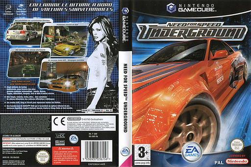Need for Speed: Underground pochette GameCube (GNDF69)