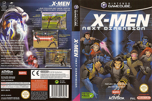 X-Men: Next Dimension pochette GameCube (GXMP52)